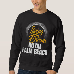 Bo drömmen i kungliga Palm Beach Lång Ärmad Tröja