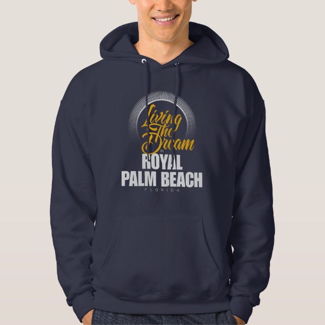 Bo drömmen i kungliga Palm Beach Tröja Med Luva (Framsida)