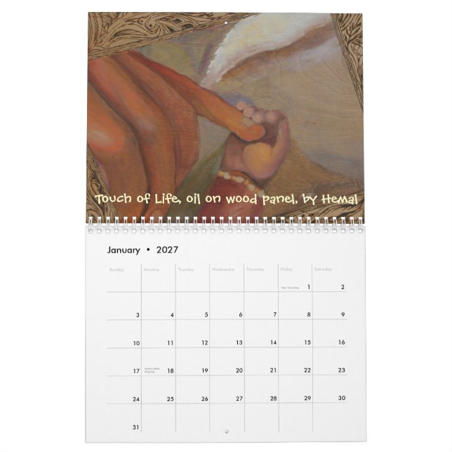 Bo för att älska liv, kalendern 2009 kalender (Jan 2027)