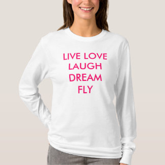 BO FÖR ATT FLYGA LÅNGÄRMADT-TRÖJA T-SHIRT