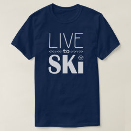 Bo för att skida skjortan t-shirt