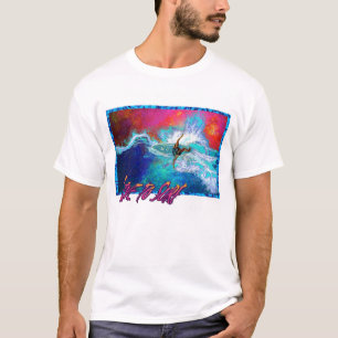 Bo för att surfa t shirt