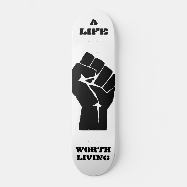 BO FÖR LIVVÄRD MINI SKATEBOARD BRÄDA 18,5 CM (Framsida)