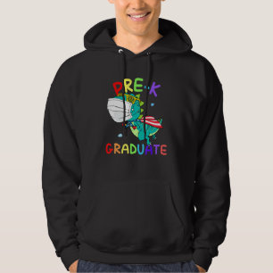 Bo för Student-Toppen T Rex Studenten Ansikte Hoodie