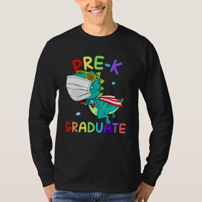 Bo för Student-Toppen T Rex Studenten Ansikte T Shirt (Framsida)