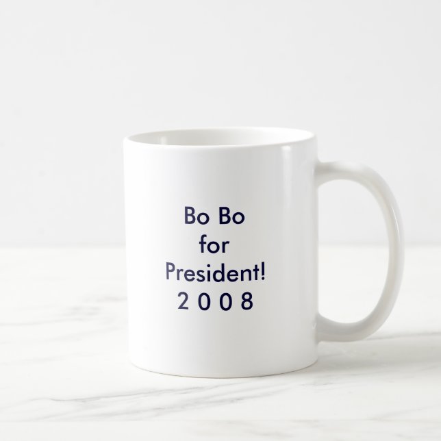 Bo forPresident Bo! 2 0 0 8 Kaffemugg (Höger)