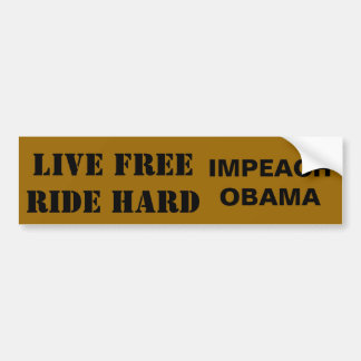 BO FREERIDE HÅRT, IMPEACH OBAMA BILDEKAL