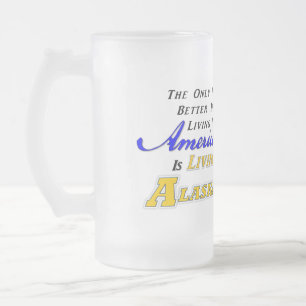 Bo i AK! 22 uns frostad Glass mugg