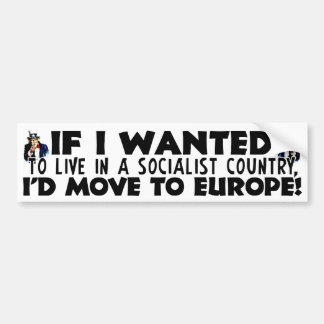 Bo i ett socialistiskt land? bildekal