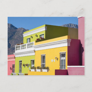 Bo-Kaap Houses Kapstadskort Vykort