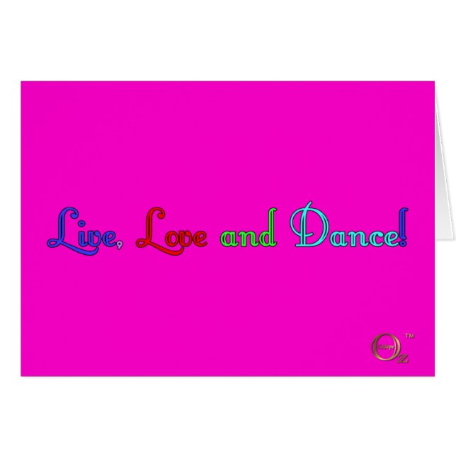 Bo kärlek och dansen OBS kort (Framsidan Horizontal)