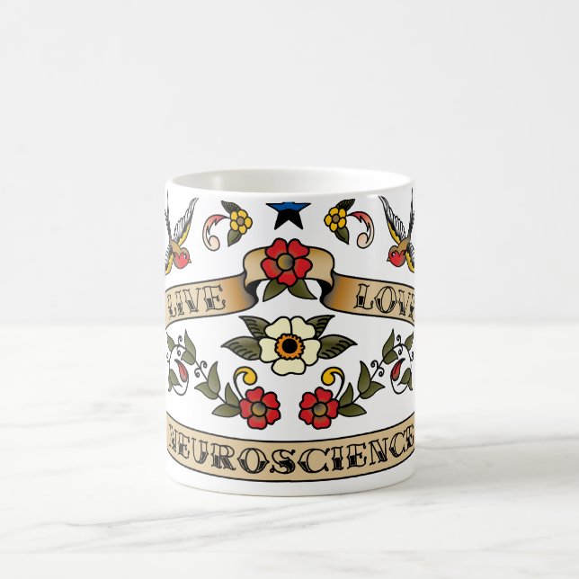 Bo kärlekNeuroscience Kaffemugg (Center)