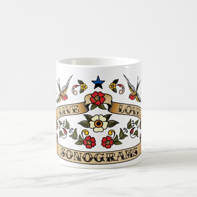Bo kärlekSonograms Kaffemugg (Center)
