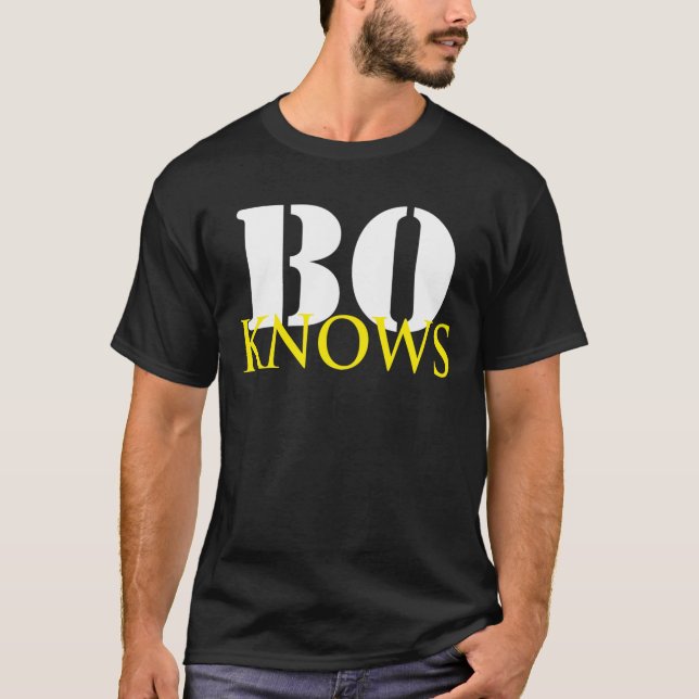 BO KNOWS T Shirt (Framsida)