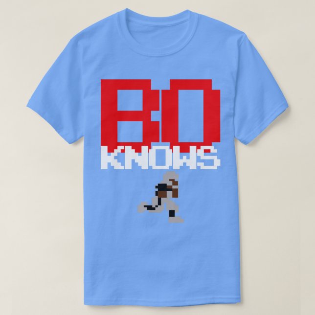 BO KNOWS TECMO T SHIRT (Design framsida)