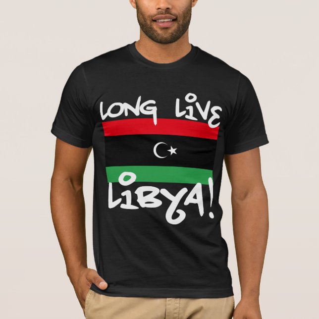 Bo Long Libyen! Tee Shirt (Framsida)