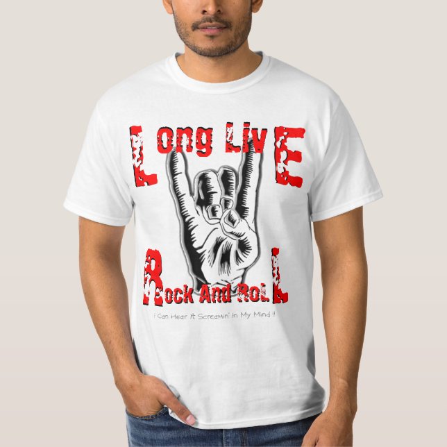 Bo Long sten - och - rulle T Shirt (Framsida)