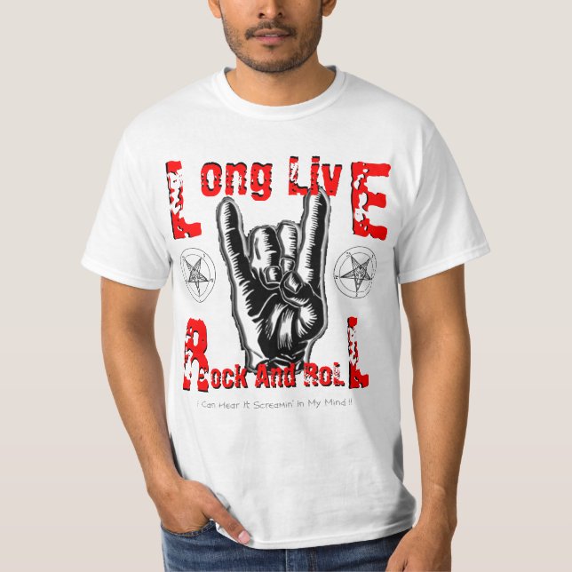 Bo Long sten - och - rulle Tee Shirt (Framsida)