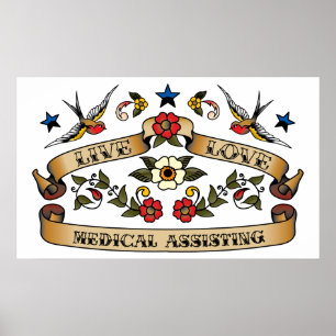 Bo medicinskt hjälpa för kärlek poster