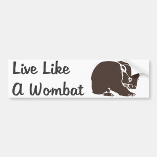 Bo något liknande en Wombat bildekal
