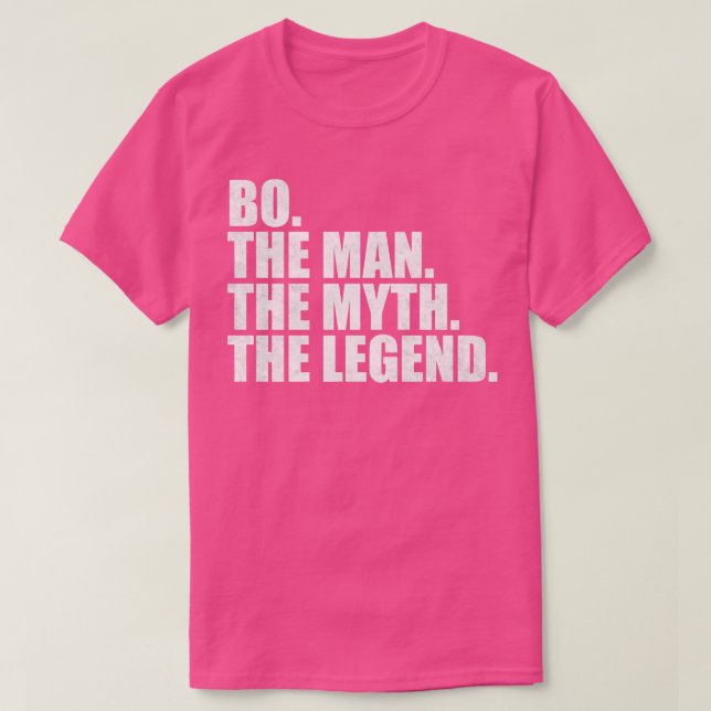 Bo Namn Bo med namn T Shirt (Design framsida)