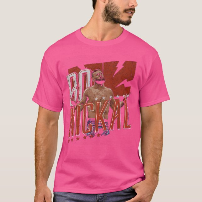 Bo Nickal Shrug T Shirt (Framsida)