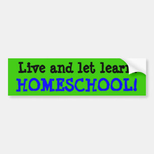 Bo och låt för att lära, HOMESCHOOL! Bildekal