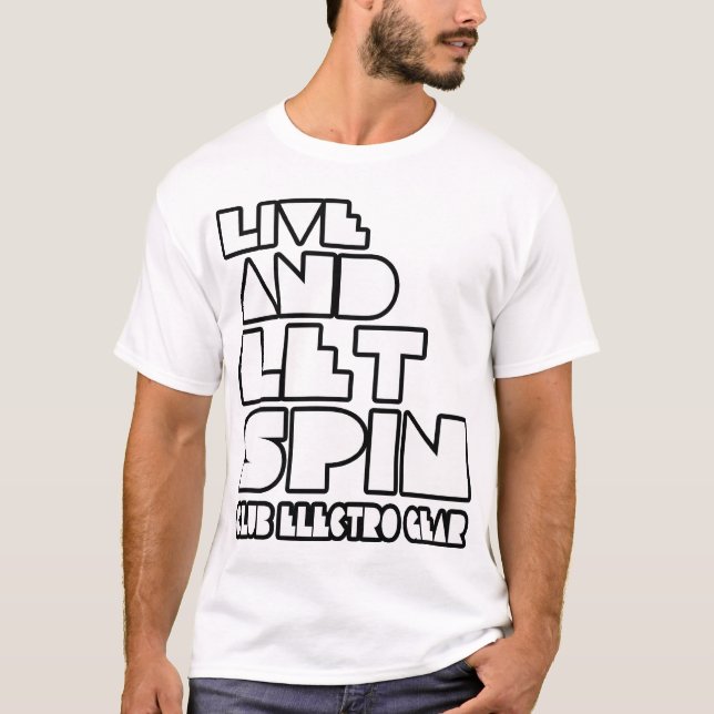 Bo och låt snurrandet - skjorta för t shirt (Framsida)