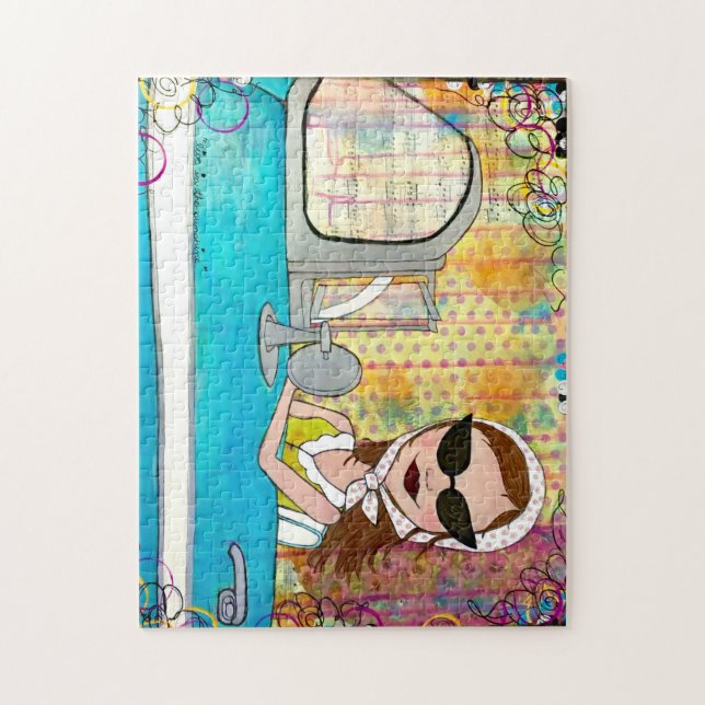 "Bo pussel i för solskenet" (Vertikal)