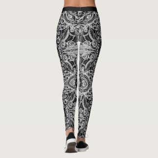 BO SATT DAMASKER FÖR SKRATT LEGGINGS