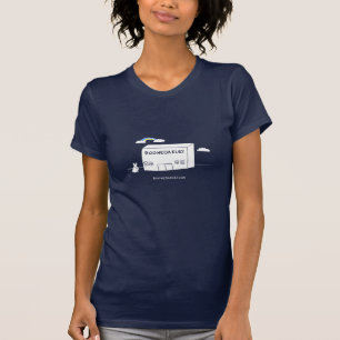 BO som bygger på den mörka skjortan T Shirt