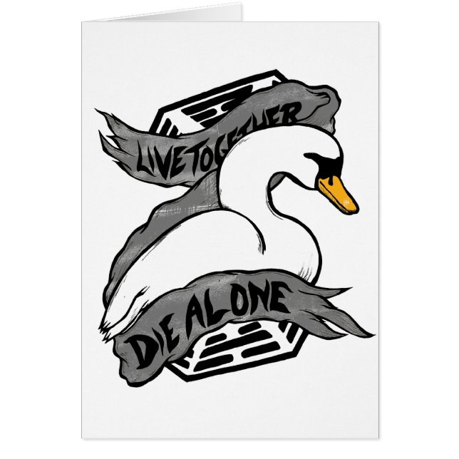 Bo tillsammans matrisen bara hälsningskort (Framsidan)