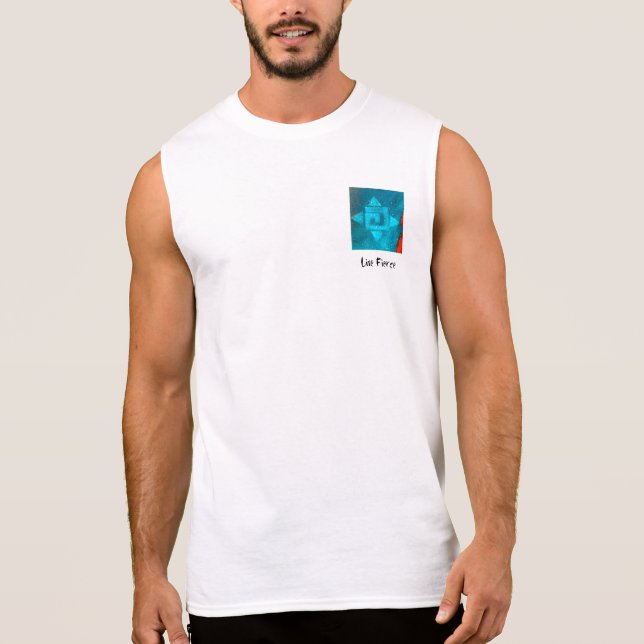 "Bo våldsamt" vid Marene Origianals Art. Sleeveless T-shirt (Framsida)