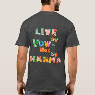 Bo vid Vow: mörka grå färg T-shirt