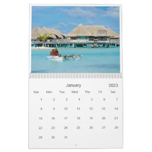 Boa Bora 20XX Landskapsfoto Kalender