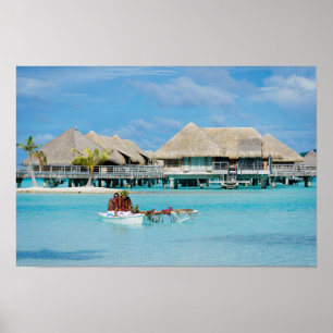 Boa Bora stil frukostservice i Canoe poster