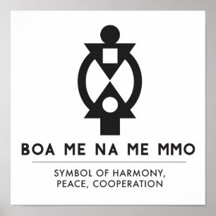 BOA MIG NA MIG samarbete för MMO Poster