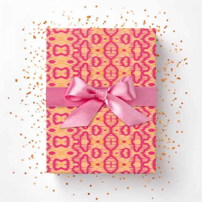 Boa Ripple in Pink and Orange Presentpapper (Skapare uppladdad)