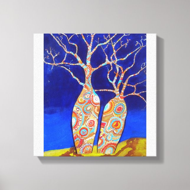 Boab Träd Canvastryck (Framsida)