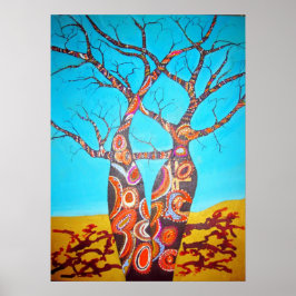 Boab Träd Poster