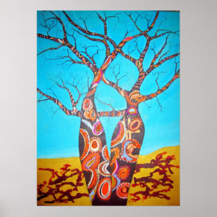 Boab Träd Poster