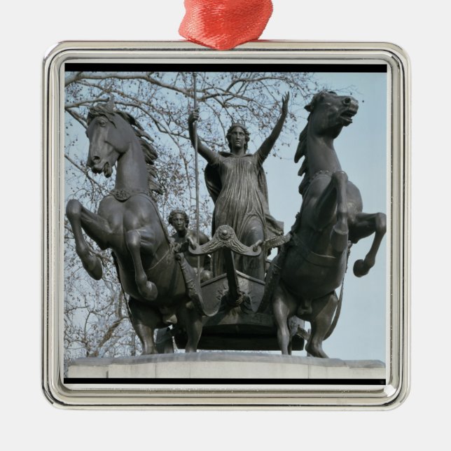 Boadicea 1850s (brons) (se också 33580), julgransprydnad metall (Framsidan)