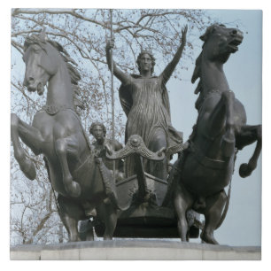 Boadicea 1850s (brons) (se också 33580), kakelplatta