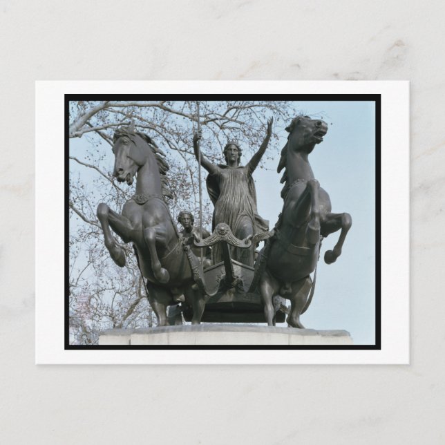 Boadicea 1850s (brons) (se också 33580), vykort (Framsida)