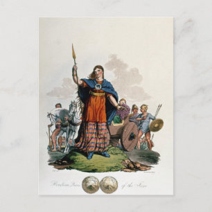 Boadicea, drottning av Iceni Vykort