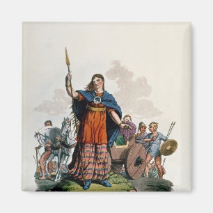 Boadicea drottning av Icenien Magnet