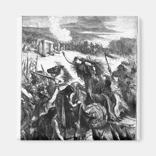 Boadicea som hetsar Icenien mot romansna Magnet