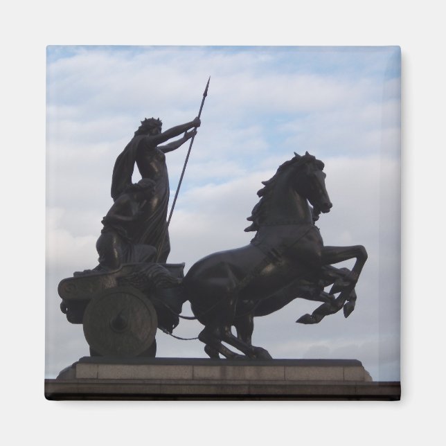 Boadicea Statue Magnet (Framsidan)