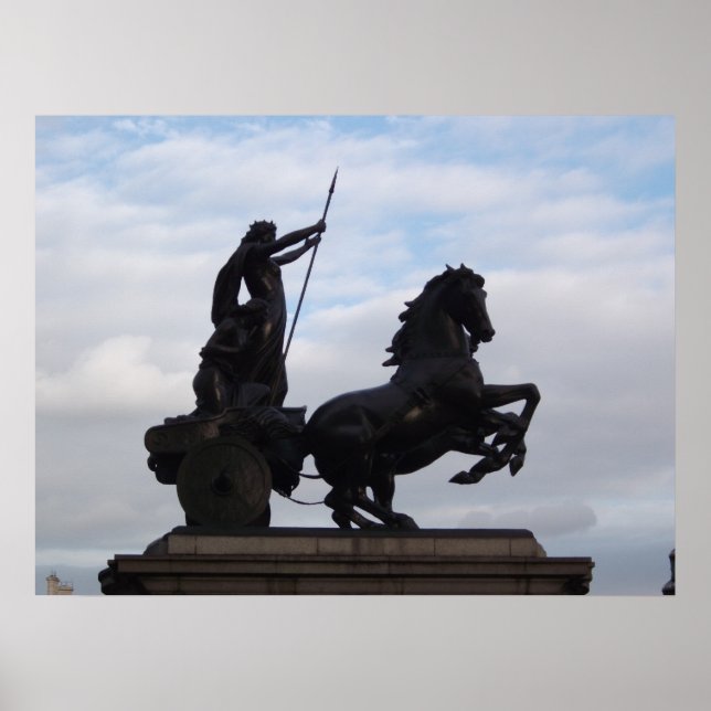 Boadicea Statue Poster (Framsidan)