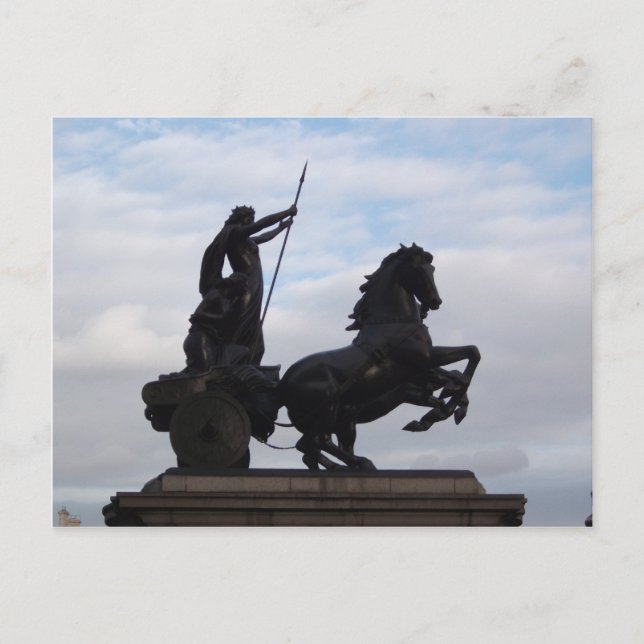 Boadicea Statue vykort (Framsida)
